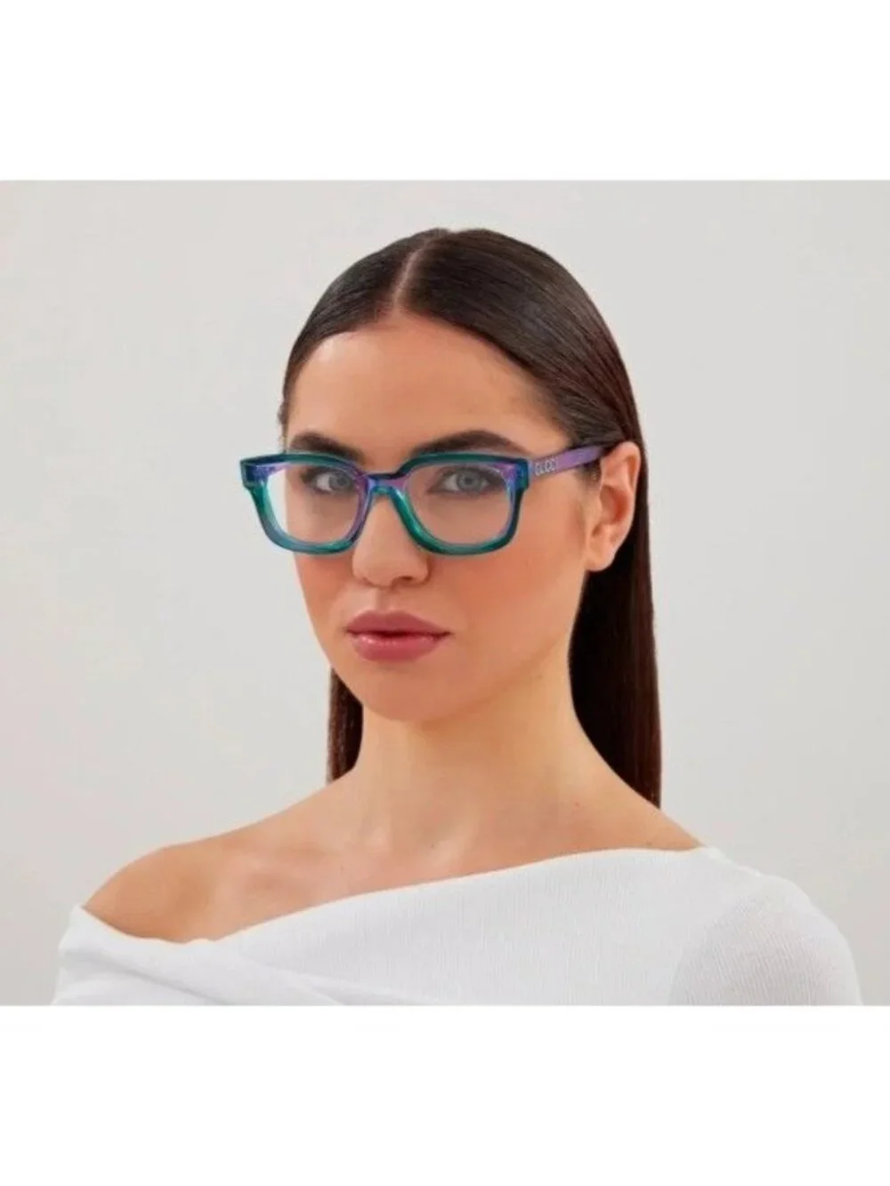 Gucci GG1721O 001 Eyeglasses Black 50mm Square Frame